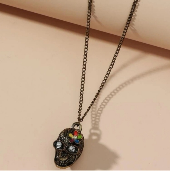 COPY - Sugar Skull Necklace - Picture 2 of 4